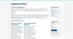 Desktop Screenshot of cajamarcaperu.net