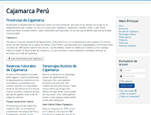 Tablet Screenshot of cajamarcaperu.net